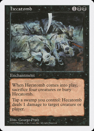 Hecatomb [Fifth Edition] | Jomio and Rueliete's Cards and Comics