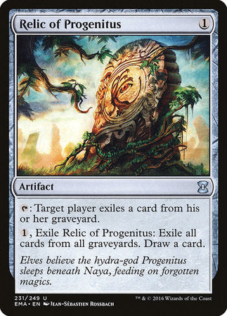 Relic of Progenitus [Eternal Masters] | Jomio and Rueliete's Cards and Comics