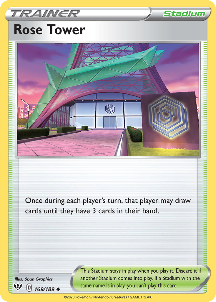 Rose Tower (169/189) [Sword & Shield: Darkness Ablaze] | Jomio and Rueliete's Cards and Comics