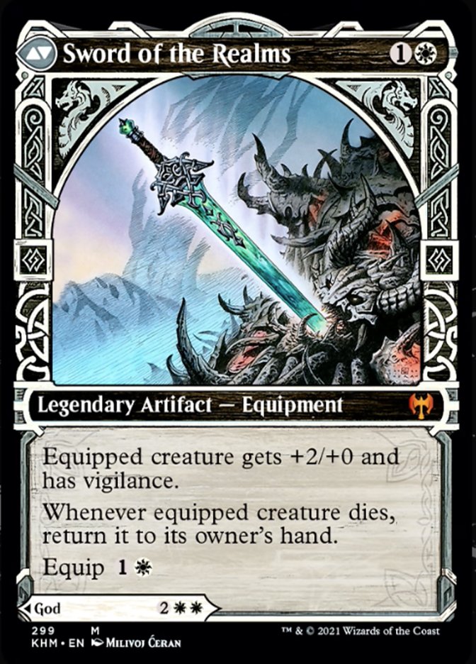Halvar, God of Battle // Sword of the Realms (Showcase) [Kaldheim] | Jomio and Rueliete's Cards and Comics