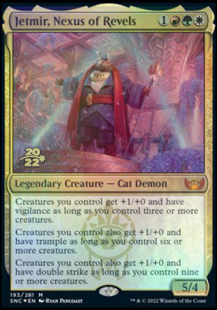 Jetmir, Nexus of Revels [Streets of New Capenna Prerelease Promos] | Jomio and Rueliete's Cards and Comics