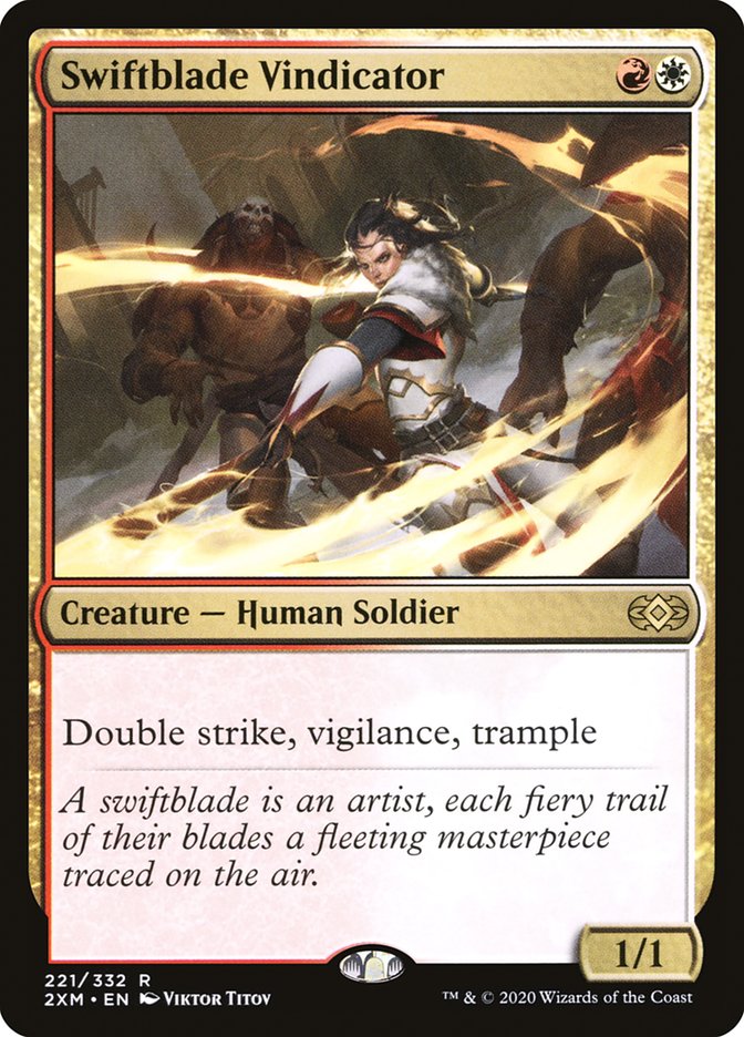 Swiftblade Vindicator [Double Masters] | Jomio and Rueliete's Cards and Comics