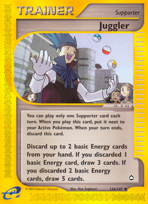 Juggler (126/147) [Aquapolis] | Jomio and Rueliete's Cards and Comics
