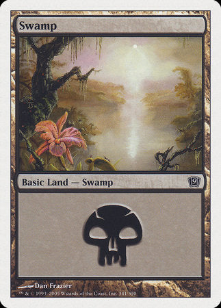 Swamp (341) [Ninth Edition] | Jomio and Rueliete's Cards and Comics
