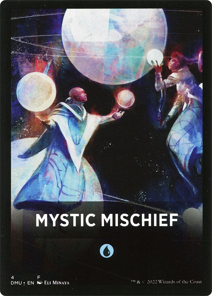 Mystic Mischief Theme Card [Dominaria United Tokens] | Jomio and Rueliete's Cards and Comics
