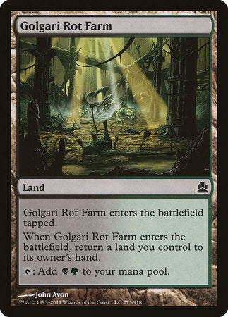 Golgari Rot Farm [Commander 2011] | Jomio and Rueliete's Cards and Comics