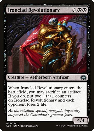 Ironclad Revolutionary [Aether Revolt] | Jomio and Rueliete's Cards and Comics