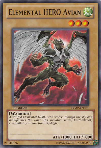 Elemental HERO Avian [RYMP-EN001] Common | Jomio and Rueliete's Cards and Comics