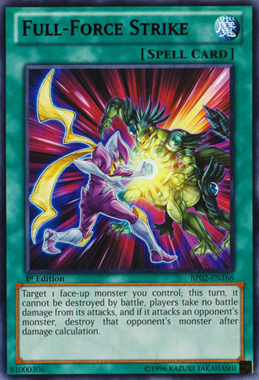 Full-Force Strike [BP02-EN166] Mosaic Rare | Jomio and Rueliete's Cards and Comics