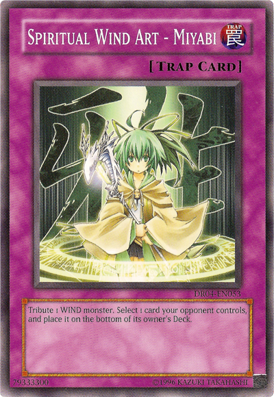 Spiritual Wind Art - Miyabi [DR04-EN053] Common | Jomio and Rueliete's Cards and Comics