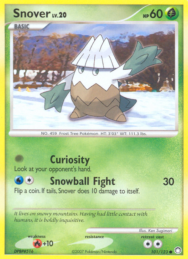 Snover (101/123) [Diamond & Pearl: Mysterious Treasures] | Jomio and Rueliete's Cards and Comics