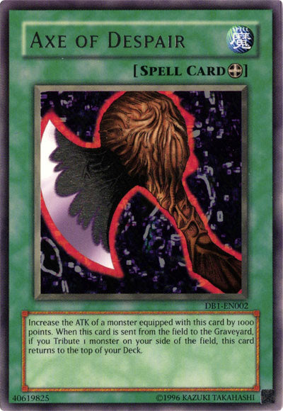 Axe of Despair [DB1-EN002] Rare | Jomio and Rueliete's Cards and Comics
