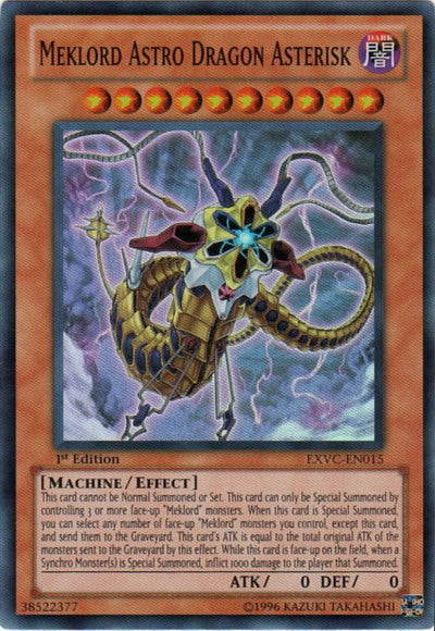 Meklord Astro Dragon Asterisk [EXVC-EN015] Super Rare | Jomio and Rueliete's Cards and Comics