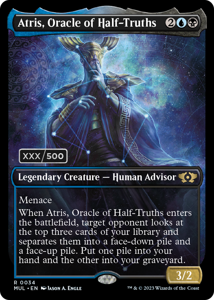 Atris, Oracle of Half-Truths (Serialized) [Multiverse Legends] | Jomio and Rueliete's Cards and Comics