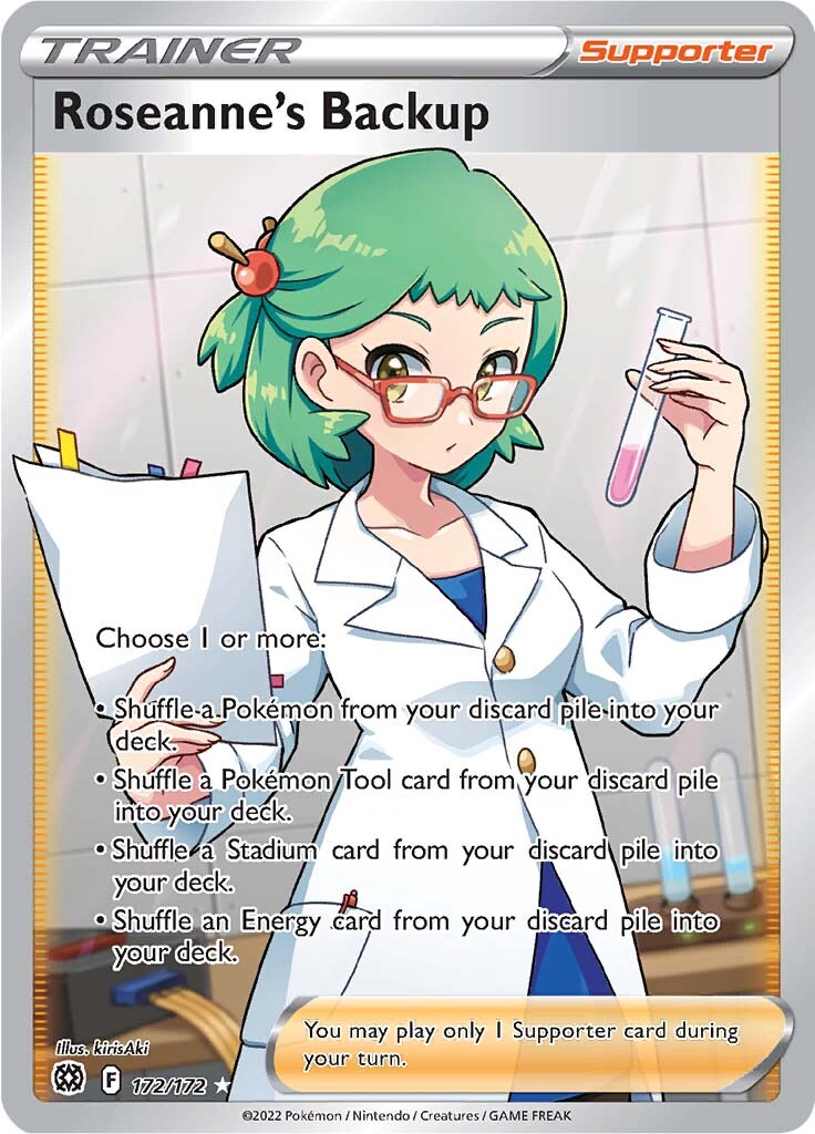 Roseanne's Backup (172/172) [Sword & Shield: Brilliant Stars] | Jomio and Rueliete's Cards and Comics
