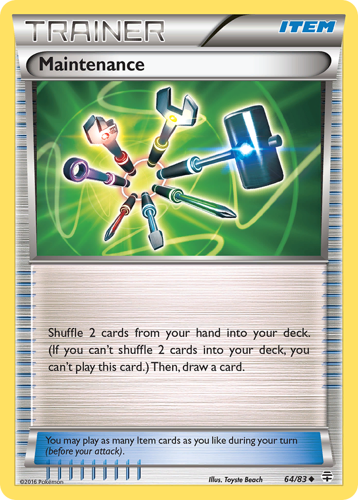 Maintenance (64/83) [XY: Generations] | Jomio and Rueliete's Cards and Comics