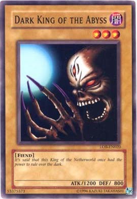 Dark King of the Abyss [LOB-EN020] Common | Jomio and Rueliete's Cards and Comics
