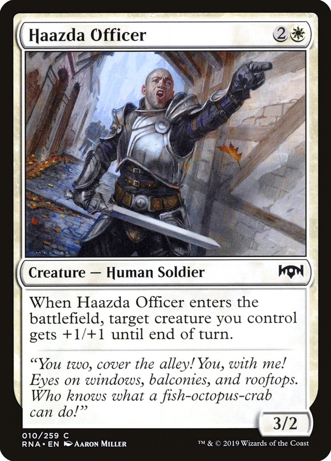 Haazda Officer [Ravnica Allegiance] | Jomio and Rueliete's Cards and Comics