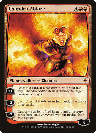 Chandra Ablaze [Zendikar] | Jomio and Rueliete's Cards and Comics