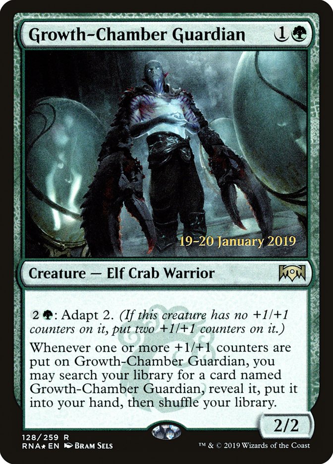 Growth-Chamber Guardian [Ravnica Allegiance Prerelease Promos] | Jomio and Rueliete's Cards and Comics