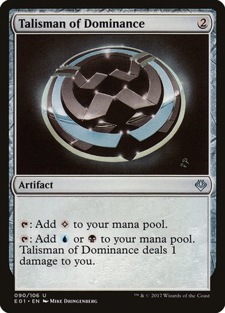 Talisman of Dominance [Archenemy: Nicol Bolas] | Jomio and Rueliete's Cards and Comics