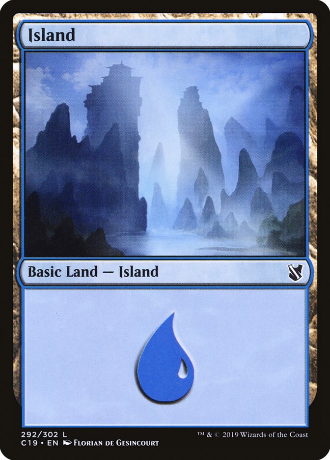Island (292) [Commander 2019] | Jomio and Rueliete's Cards and Comics