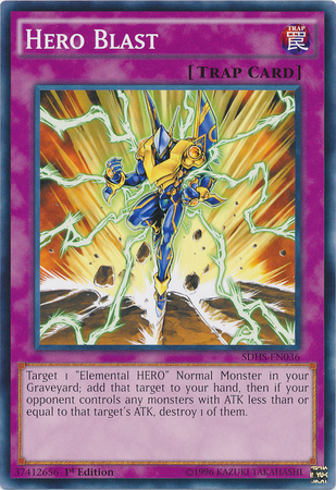 Hero Blast [SDHS-EN036] Common | Jomio and Rueliete's Cards and Comics
