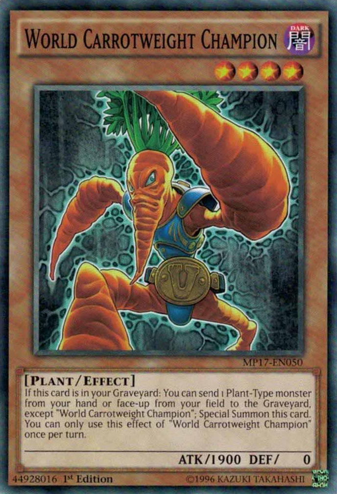 World Carrotweight Champion [MP17-EN050] Common | Jomio and Rueliete's Cards and Comics