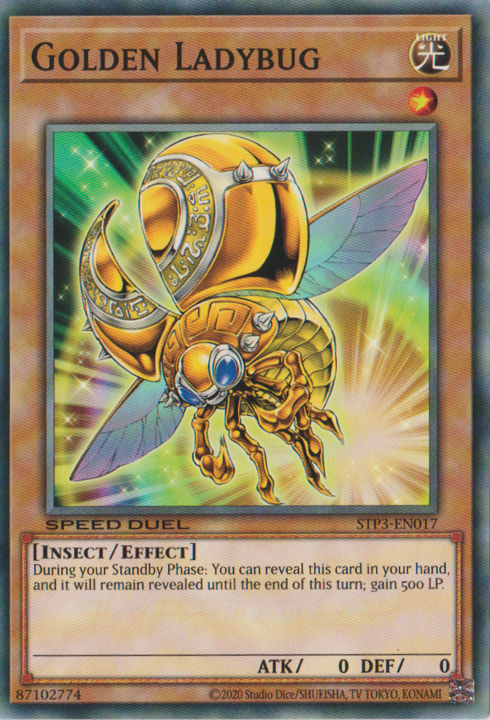 Golden Ladybug [STP3-EN017] Common | Jomio and Rueliete's Cards and Comics