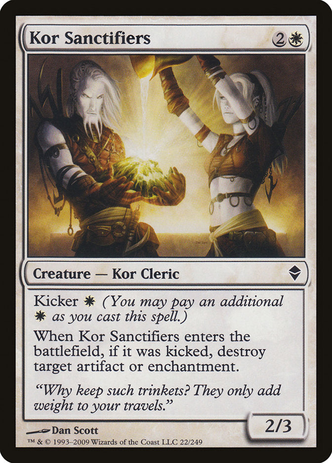Kor Sanctifiers [Zendikar] | Jomio and Rueliete's Cards and Comics
