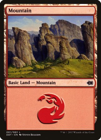 Mountain (61) [Duel Decks: Merfolk vs. Goblins] | Jomio and Rueliete's Cards and Comics