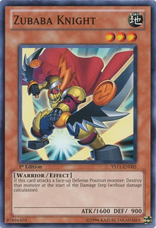 Zubaba Knight [YS11-EN005] Common | Jomio and Rueliete's Cards and Comics