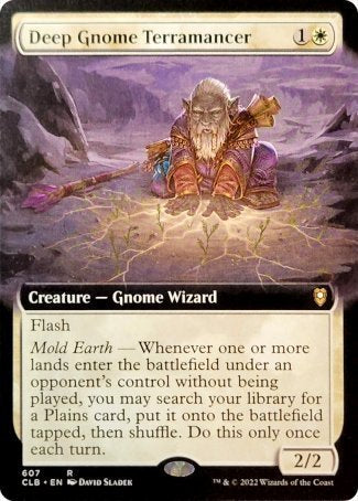 Deep Gnome Terramancer (Extended Art) [Commander Legends: Battle for Baldur's Gate] | Jomio and Rueliete's Cards and Comics