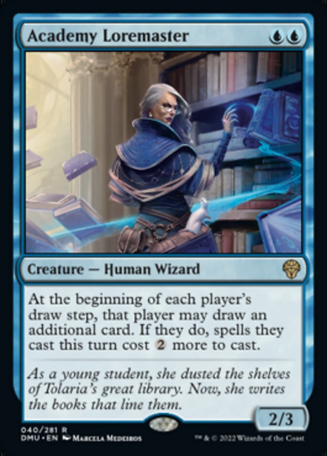 Academy Loremaster [Dominaria United] | Jomio and Rueliete's Cards and Comics