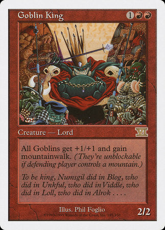 Goblin King [Classic Sixth Edition] | Jomio and Rueliete's Cards and Comics
