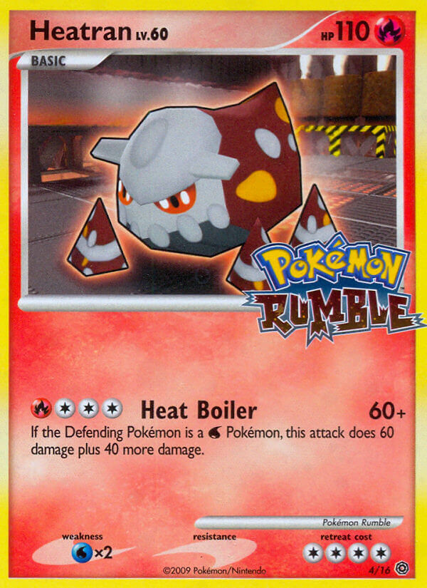 Heatran (4/16) [Pokémon Rumble] | Jomio and Rueliete's Cards and Comics