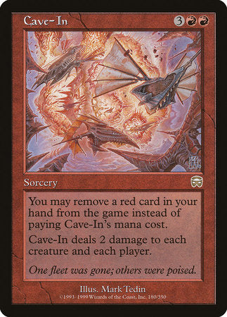 Cave-In [Mercadian Masques] | Jomio and Rueliete's Cards and Comics