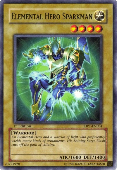 Elemental Hero Sparkman [DP1-EN004] Common | Jomio and Rueliete's Cards and Comics