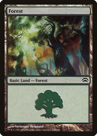Forest (154) [Planechase 2012] | Jomio and Rueliete's Cards and Comics