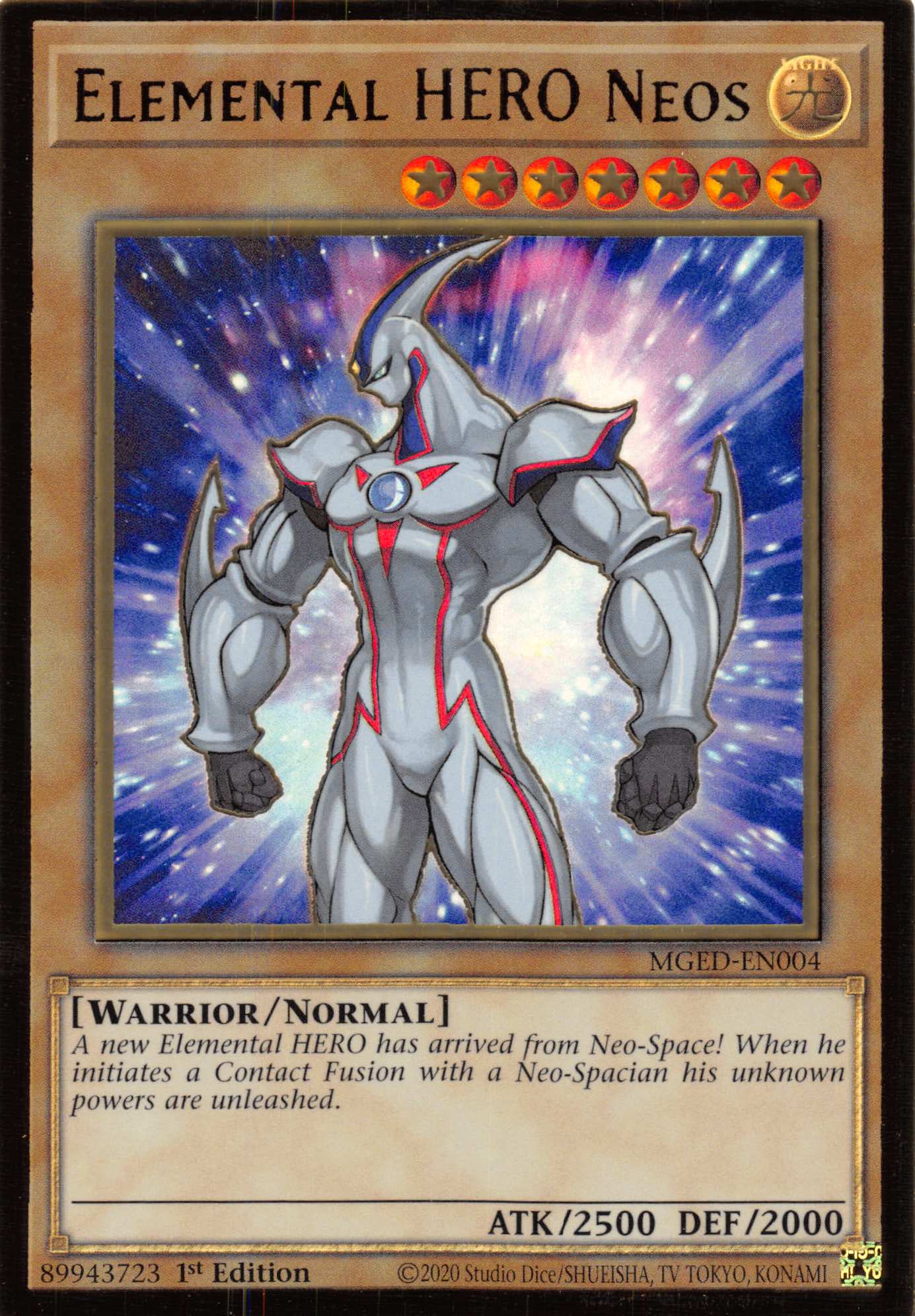 Elemental HERO Neos [MGED-EN004] Gold Rare | Jomio and Rueliete's Cards and Comics
