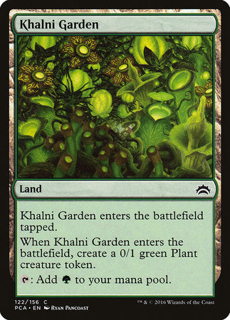 Khalni Garden [Planechase Anthology] | Jomio and Rueliete's Cards and Comics