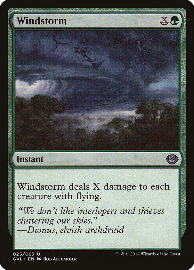 Windstorm (Garruk vs. Liliana) [Duel Decks Anthology] | Jomio and Rueliete's Cards and Comics