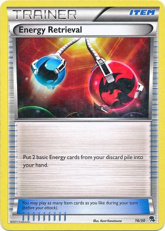 Energy Retrieval (16/30) [Black & White: Trainer Kit - Zoroark] | Jomio and Rueliete's Cards and Comics