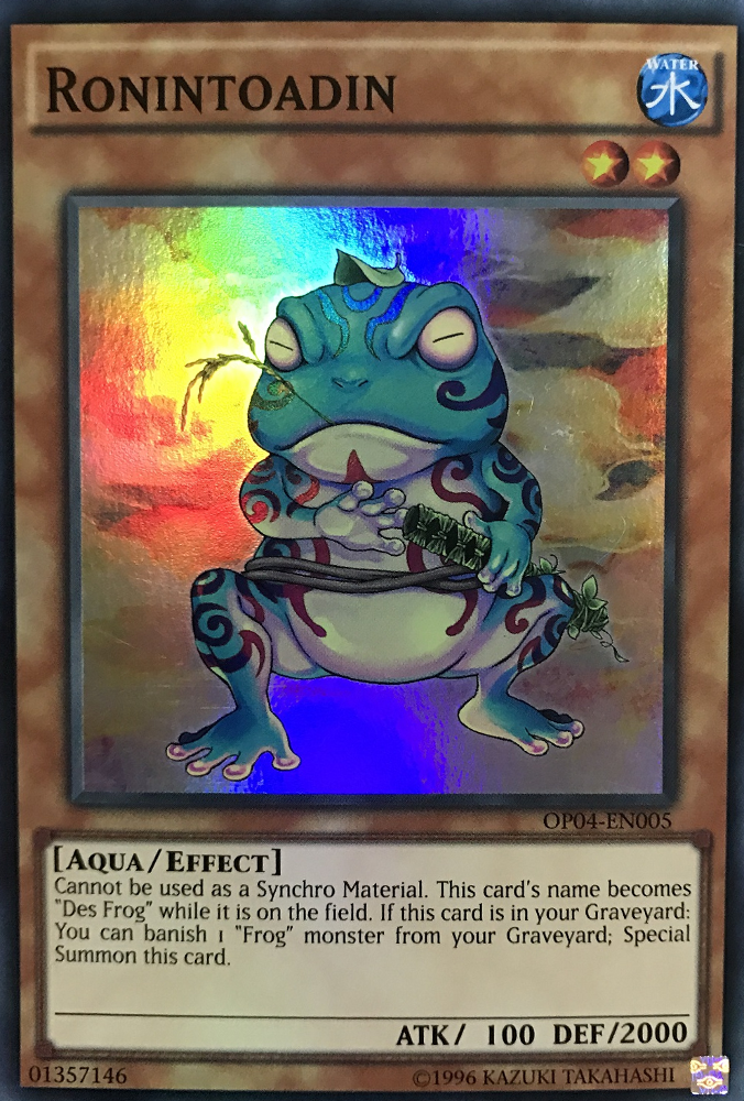 Ronintoadin [OP04-EN005] Super Rare | Jomio and Rueliete's Cards and Comics