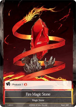 Fire Magic Stone (1-203) [The Dawn of Valhalla] | Jomio and Rueliete's Cards and Comics