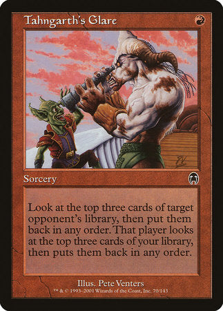 Tahngarth's Glare [Apocalypse] | Jomio and Rueliete's Cards and Comics