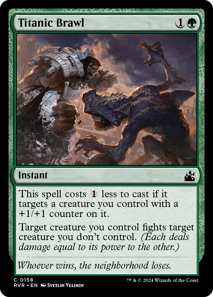 Titanic Brawl [Ravnica Remastered] | Jomio and Rueliete's Cards and Comics