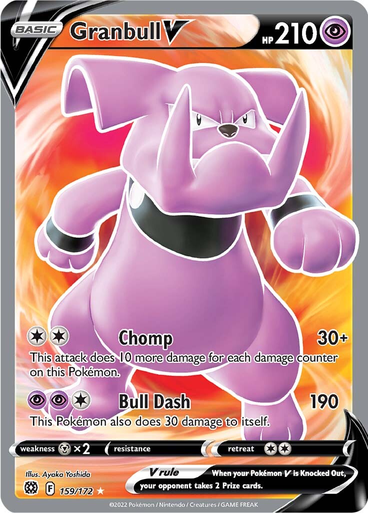 Granbull V (159/172) [Sword & Shield: Brilliant Stars] | Jomio and Rueliete's Cards and Comics