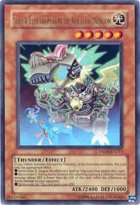 Super-Electromagnetic Voltech Dragon [DR04-EN211] Ultra Rare | Jomio and Rueliete's Cards and Comics