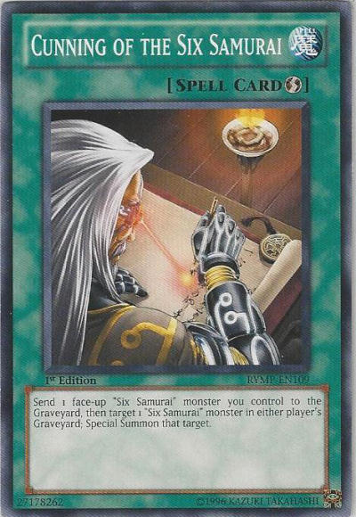 Cunning of the Six Samurai [RYMP-EN109] Common | Jomio and Rueliete's Cards and Comics